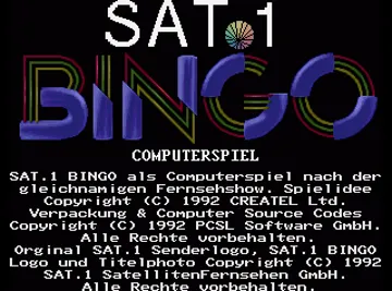 Sat.1 Bingo screen shot title